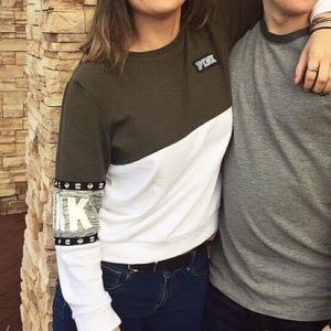 PINK Color Blocking Hoodie